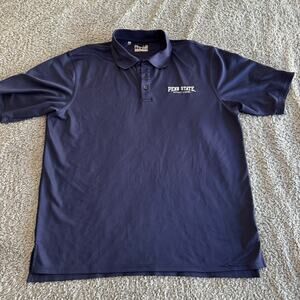 NWOT Under Armour NCAA Penn State Nittany Lions Navy Blue Logo Polo Men's L